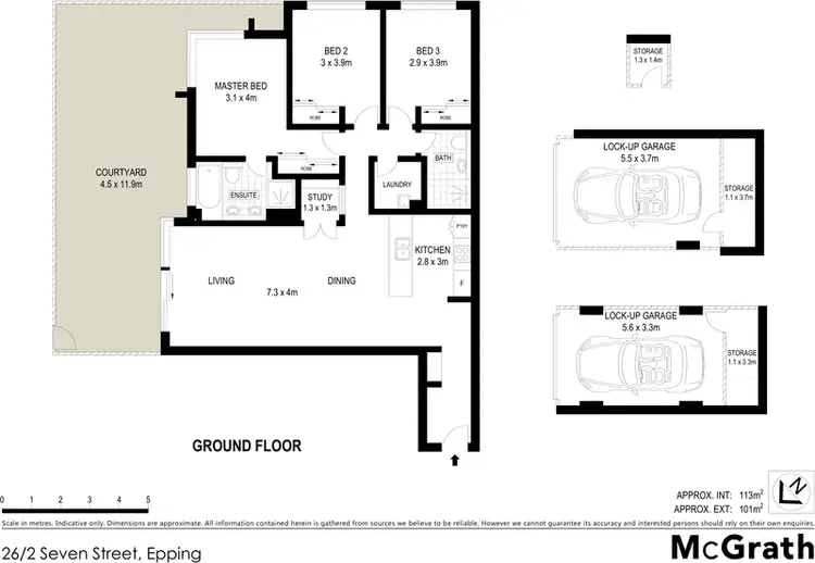 Floorplan of Homely apartment listing, 26/2 Seven Street, Epping NSW 2121
