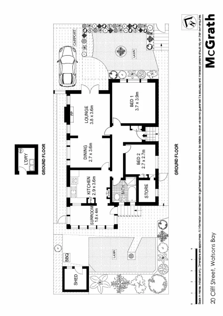 Floorplan of Homely house listing, 20 Cliff Street, Watsons Bay NSW 2030