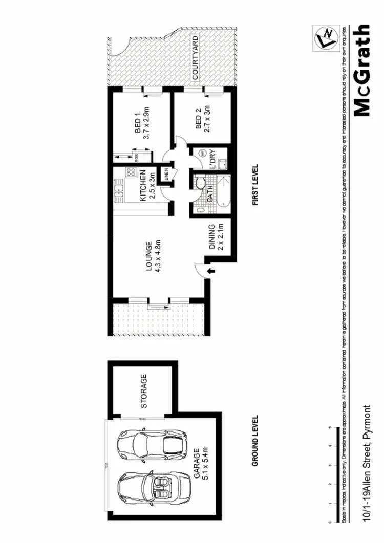 Floorplan of Homely apartment listing, 10/1 Allen Street, Pyrmont NSW 2009