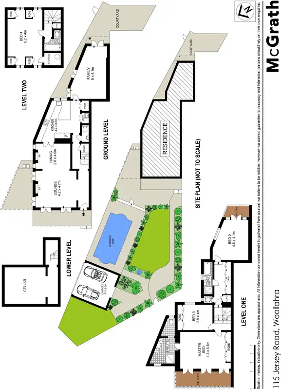 Floorplan of Homely house listing, 115 Jersey Road, Woollahra NSW 2025