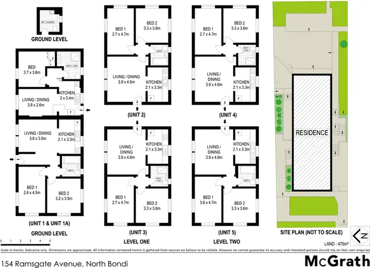 Floorplan of Homely block of units listing, 154 Ramsgate Avenue, North Bondi NSW 2026