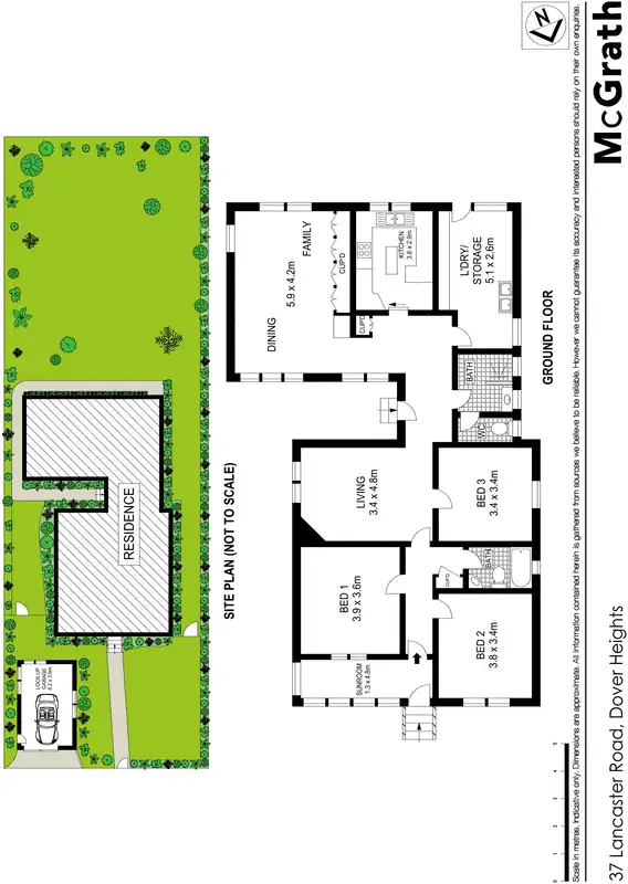 Floorplan of Homely house listing, 37 Lancaster Road, Dover Heights NSW 2030