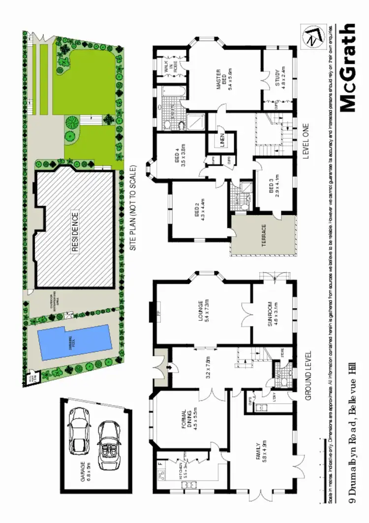 Floorplan of Homely house listing, 9 Drumalbyn Road, Bellevue Hill NSW 2023