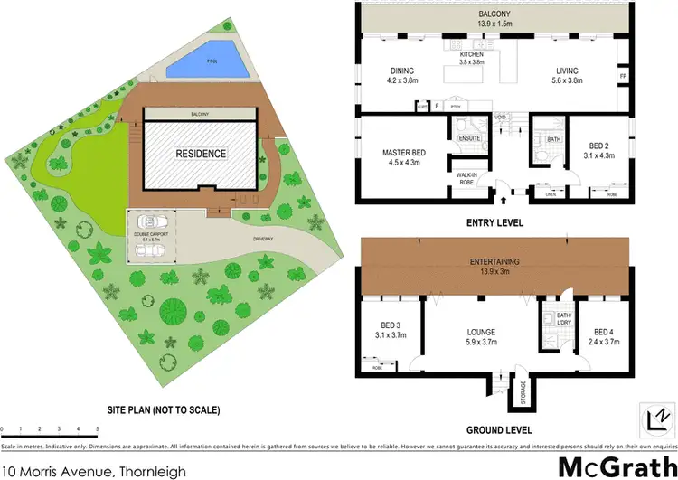 Floorplan of Homely house listing, 10 Morris Avenue, Thornleigh NSW 2120