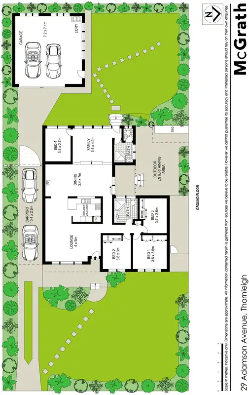Floorplan of Homely house listing, 29 Adamson Avenue, Thornleigh NSW 2120