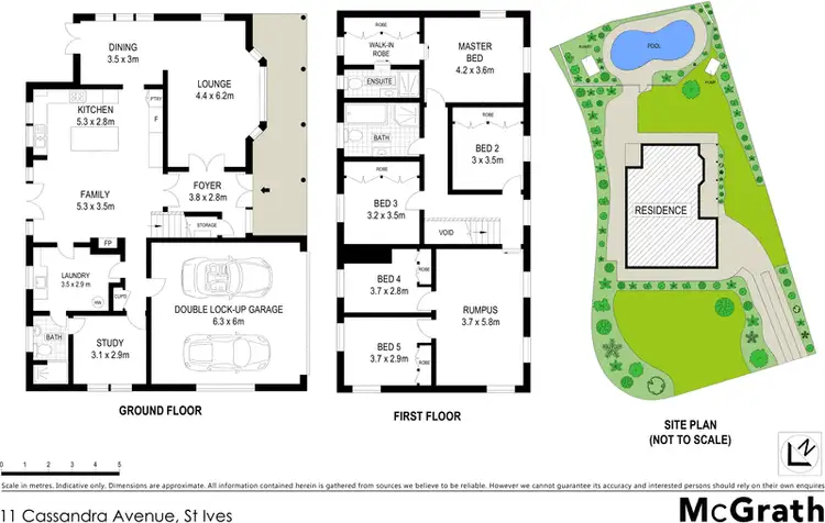 Floorplan of Homely house listing, 11 Cassandra Avenue, St Ives NSW 2075