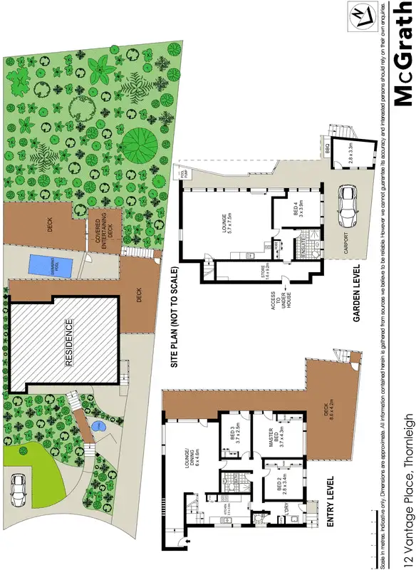 Floorplan of Homely house listing, 12 Vantage Place, Thornleigh NSW 2120