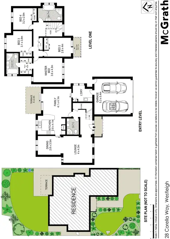 Floorplan of Homely house listing, 28 Corella Way, Westleigh NSW 2120