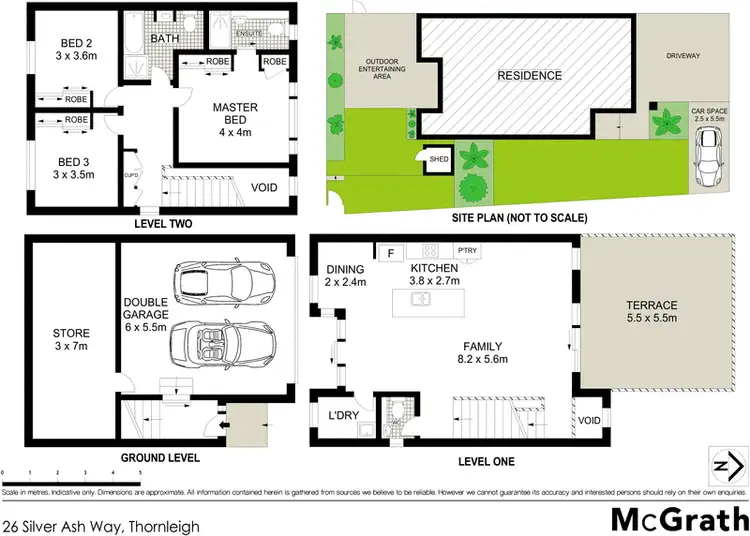 Floorplan of Homely townhouse listing, 26 Silver Ash Way, Thornleigh NSW 2120