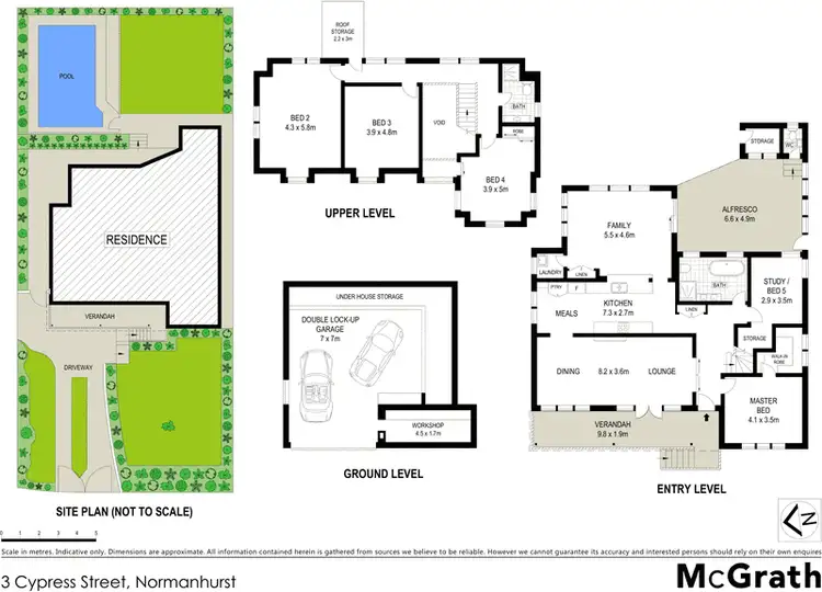 Floorplan of Homely house listing, 3 Cypress Street, Normanhurst NSW 2076