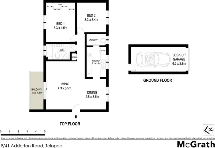 Floorplan of Homely apartment listing, 9/41 Adderton Road, Telopea NSW 2117