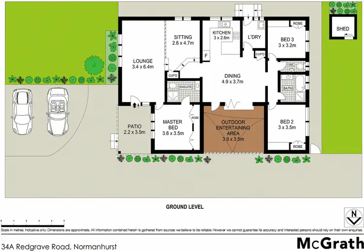 Floorplan of Homely house listing, 34A Redgrave Road, Normanhurst NSW 2076