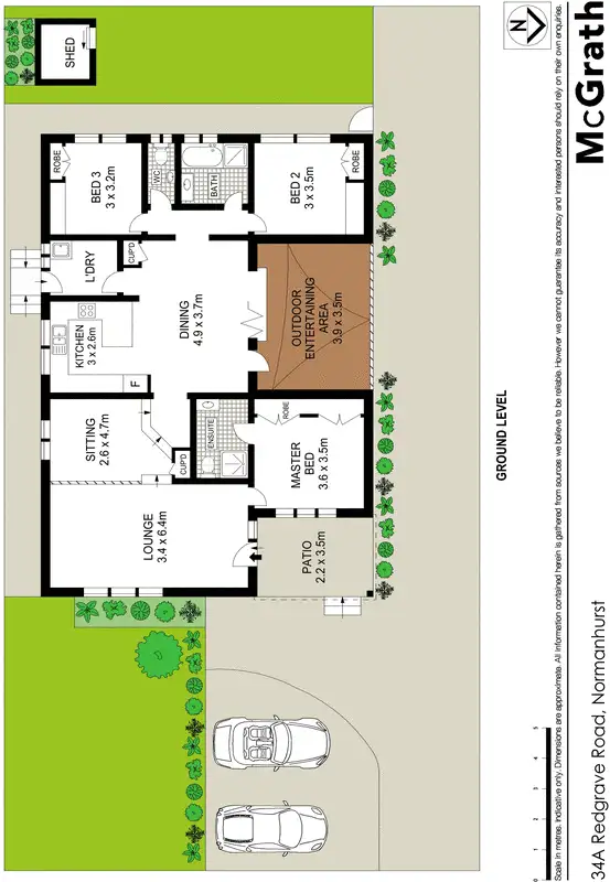 Floorplan of Homely house listing, 34A Redgrave Road, Normanhurst NSW 2076