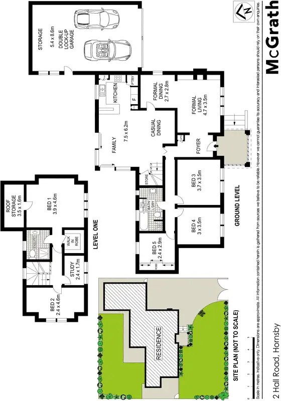 Floorplan of Homely house listing, 2 Hall Road, Hornsby NSW 2077