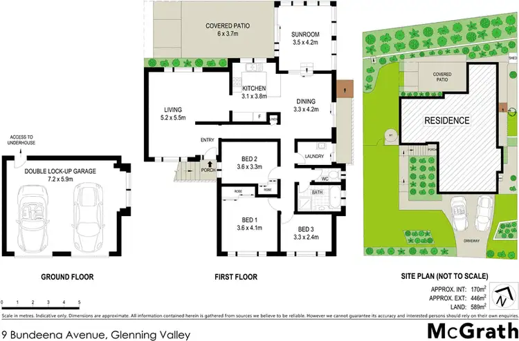Floorplan of Homely house listing, 9 Bundeena Road, Glenning Valley NSW 2261