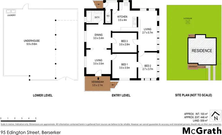 Floorplan of Homely house listing, 95 Edington Street, Berserker QLD 4701