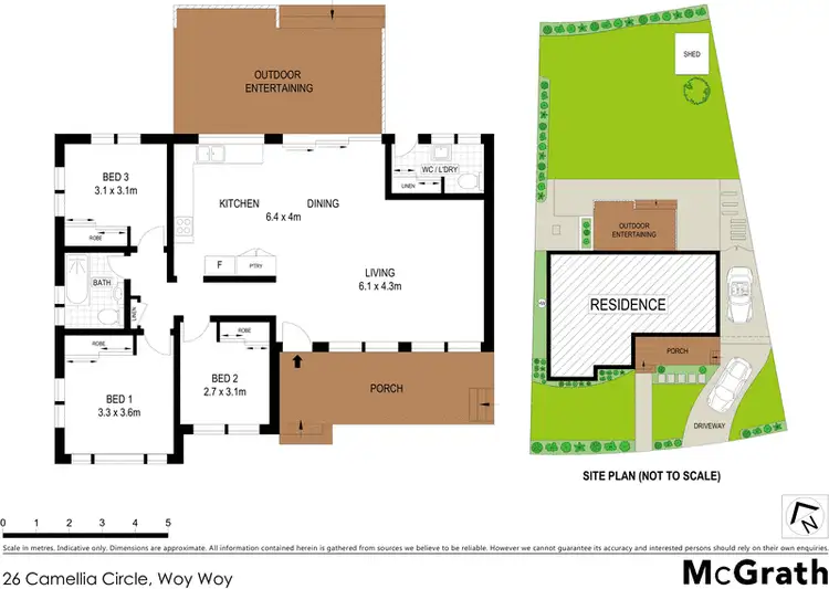 Floorplan of Homely house listing, 26 Camellia Circle, Woy Woy NSW 2256