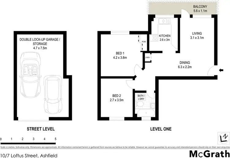 Floorplan of Homely apartment listing, 10/7 Loftus Street, Ashfield NSW 2131