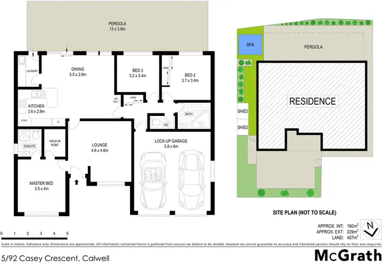 Floorplan of Homely townhouse listing, 5/92 Casey Crescent, Calwell ACT 2905