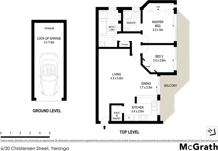 Floorplan of Homely unit listing, 6/20 Christensen Street, Yeronga QLD 4104