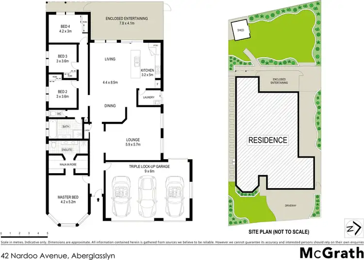 Floorplan of Homely house listing, 42 Nardoo Avenue, Aberglasslyn NSW 2320
