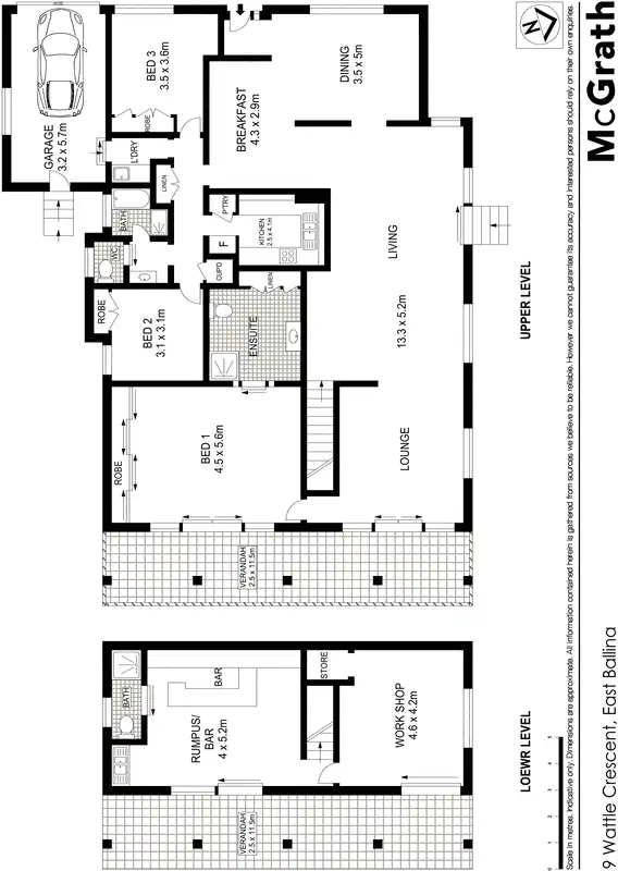Floorplan of Homely house listing, 9 Wattle Crescent, East Ballina NSW 2478