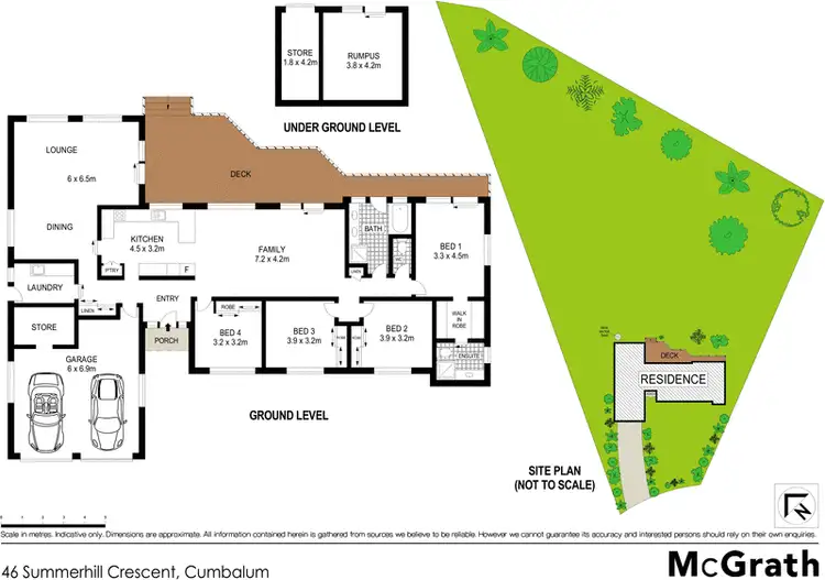 Floorplan of Homely house listing, 46 Summerhill Crescent, Cumbalum NSW 2478