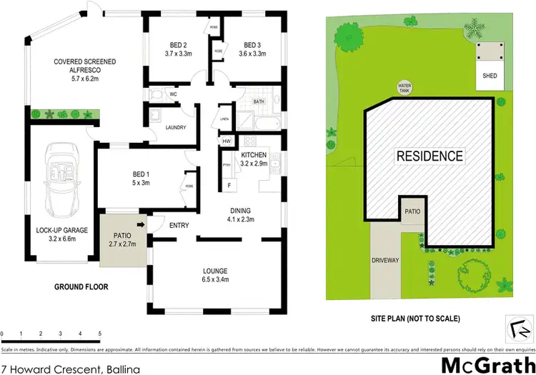 Floorplan of Homely house listing, 7 Howard Crescent, Ballina NSW 2478