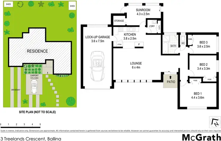 Floorplan of Homely house listing, 3 Treelands Crescent, Ballina NSW 2478