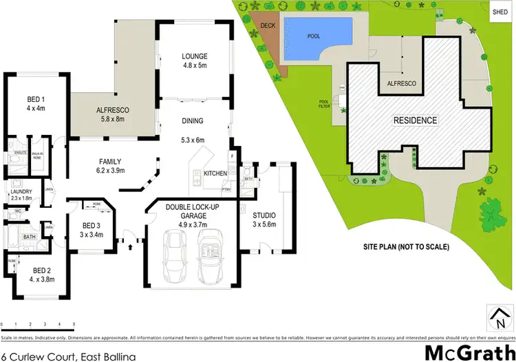 Floorplan of Homely house listing, 6 Curlew Court, East Ballina NSW 2478