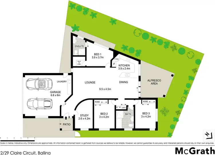 Floorplan of Homely villa listing, 2/29 Claire Circuit, Ballina NSW 2478