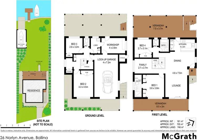 Floorplan of Homely house listing, 26 Norlyn Avenue, Ballina NSW 2478