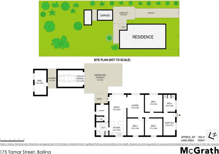 Floorplan of Homely house listing, 175 Tamar Street, Ballina NSW 2478