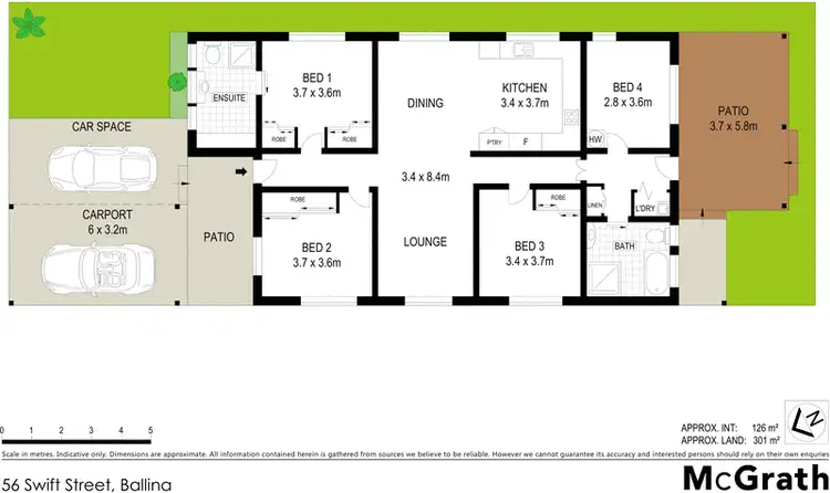 Floorplan of Homely house listing, 56 Swift Street, Ballina NSW 2478