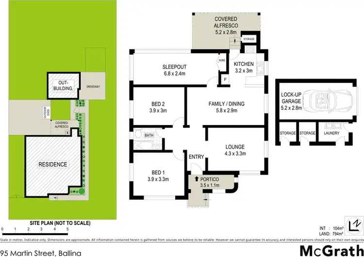 Floorplan of Homely house listing, 95 Martin Street, Ballina NSW 2478