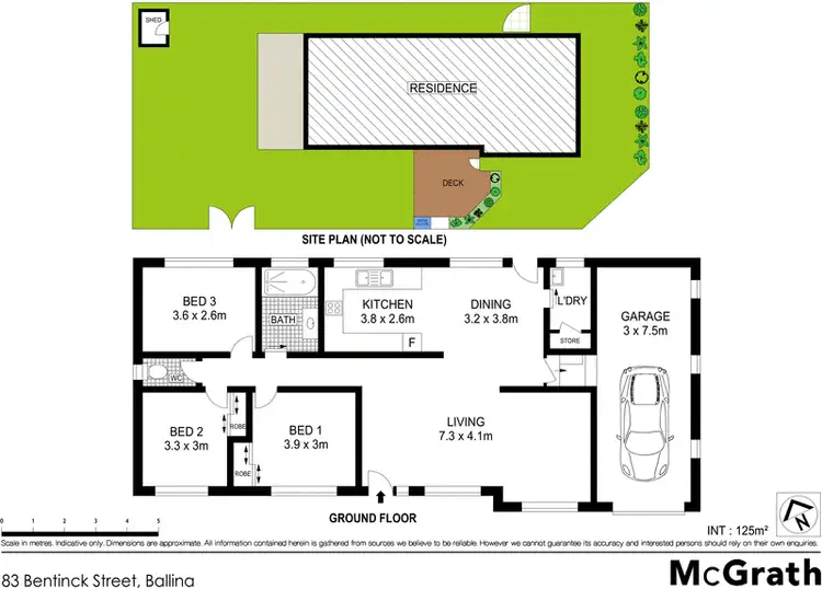 Floorplan of Homely house listing, 83 Bentinck Street, Ballina NSW 2478