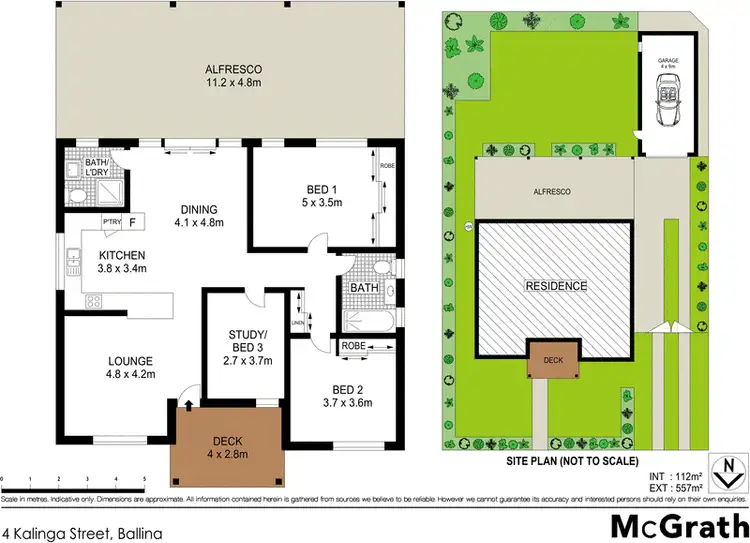Floorplan of Homely house listing, 4 Kalinga Street, Ballina NSW 2478