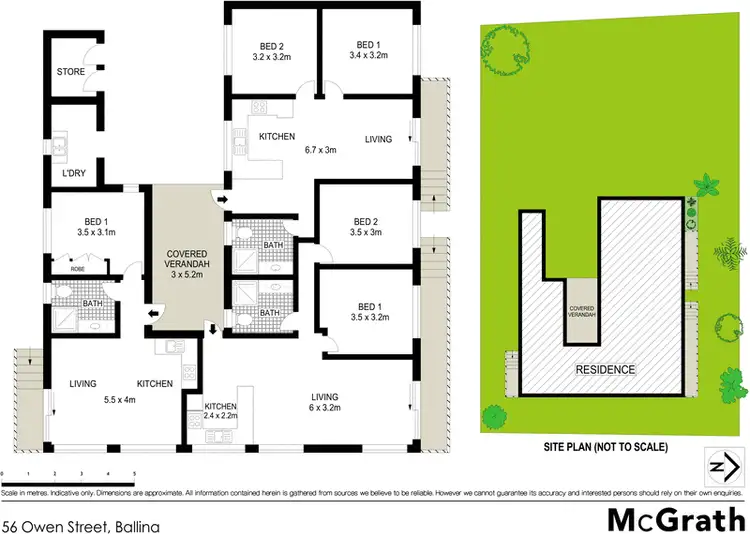 Floorplan of Homely block of units listing, 56 Owen Street, Ballina NSW 2478