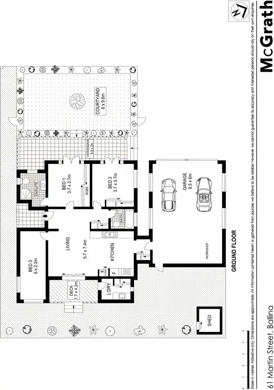 Floorplan of Homely house listing, 61 Martin Street, Ballina NSW 2478