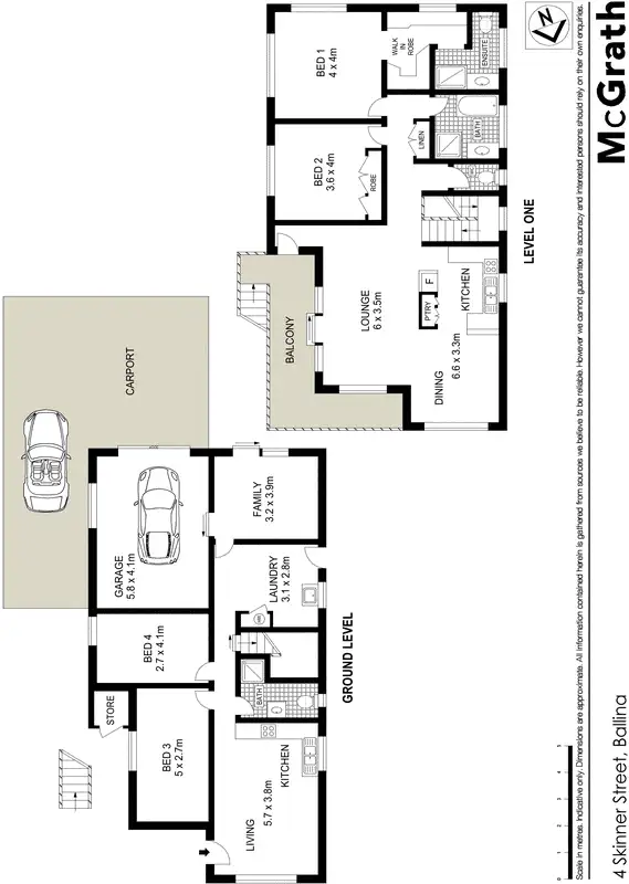 Floorplan of Homely house listing, 4 Skinner Street, Ballina NSW 2478