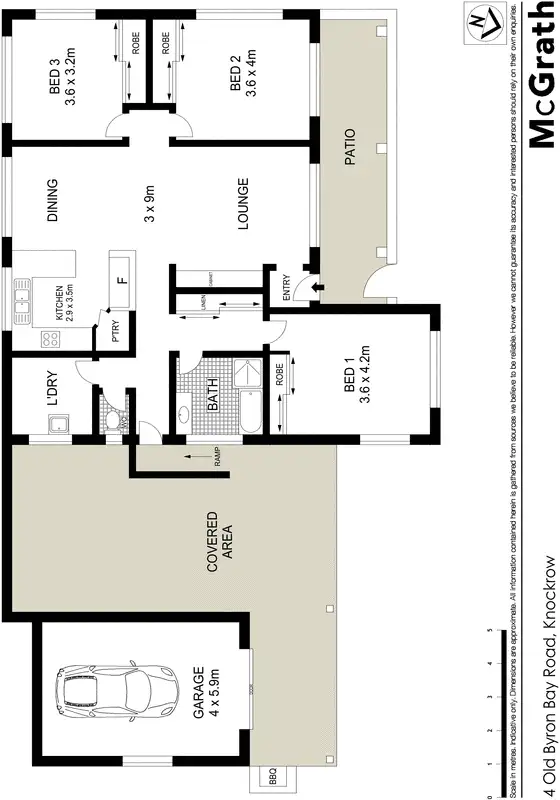Floorplan of Homely rural property listing, 4 Old Byron Bay Road, Newrybar NSW 2479