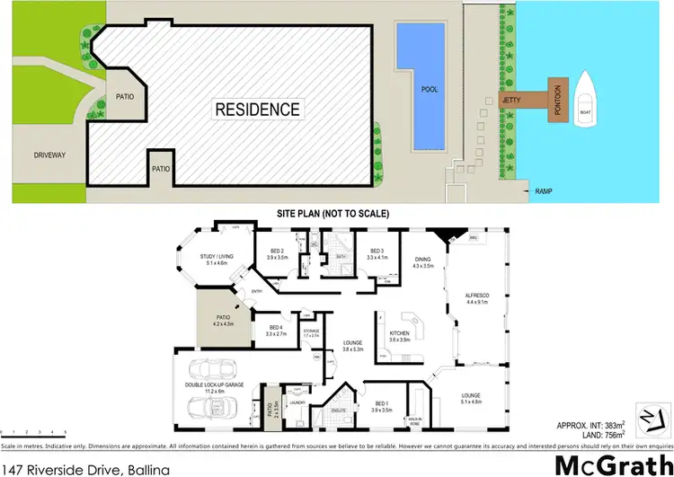 Floorplan of Homely house listing, 147 Riverside Drive, Ballina NSW 2478