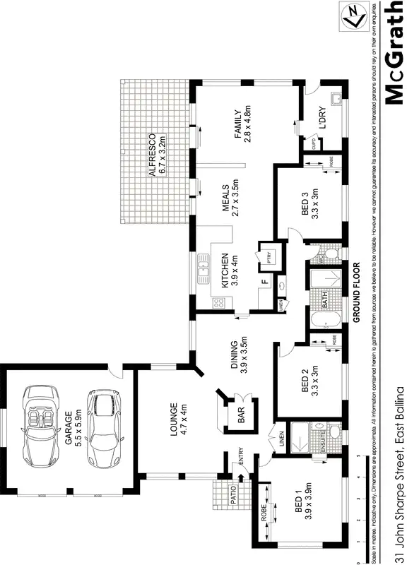 Floorplan of Homely house listing, 31 John Sharpe Street, East Ballina NSW 2478