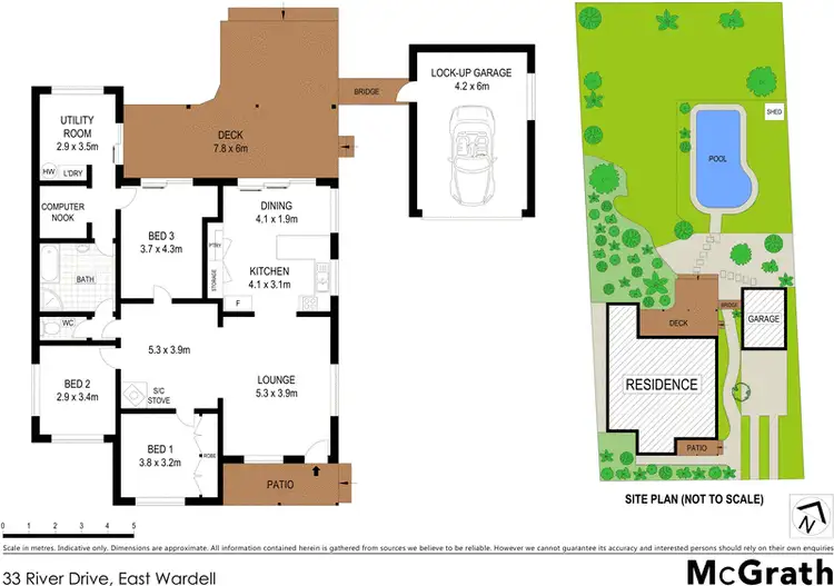 Floorplan of Homely house listing, 33 River Drive, East Wardell NSW 2477
