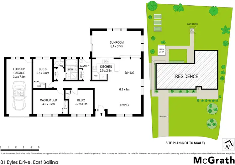 Floorplan of Homely house listing, 81 Eyles Drive, East Ballina NSW 2478