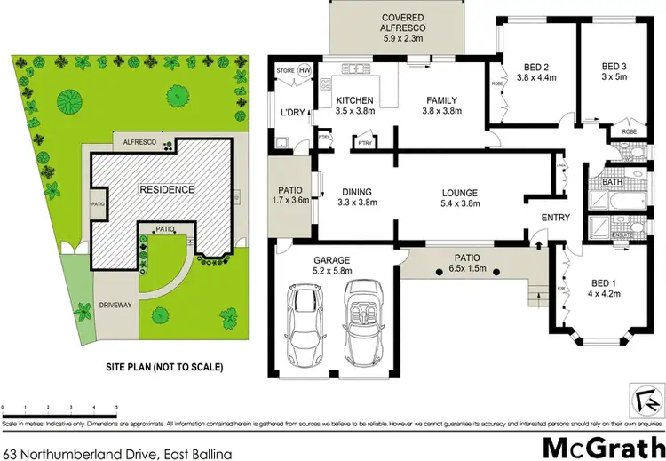 Floorplan of Homely house listing, 63 Northumberland Drive, East Ballina NSW 2478