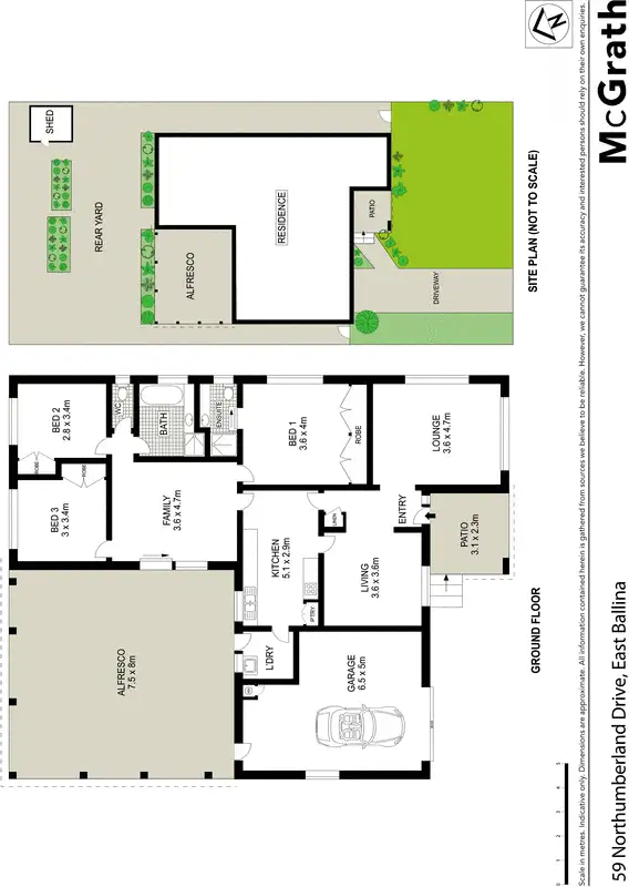 Floorplan of Homely house listing, 59 Northumberland Drive, East Ballina NSW 2478