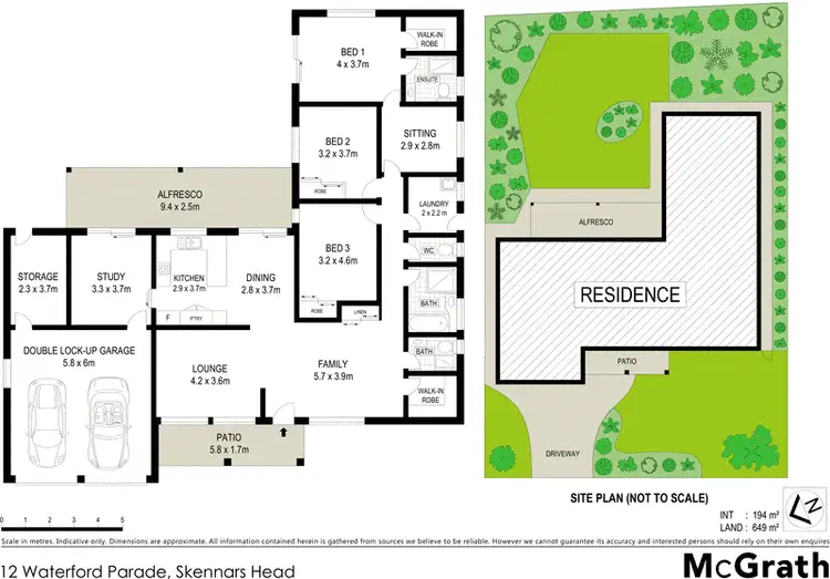 Floorplan of Homely house listing, 12 Waterford Parade, Skennars Head NSW 2478