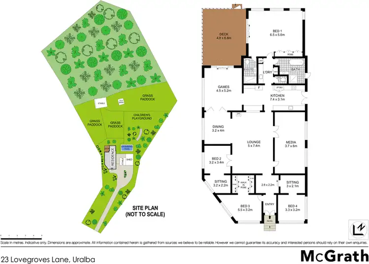 Floorplan of Homely house listing, 23 Lovegroves Lane, Uralba NSW 2477