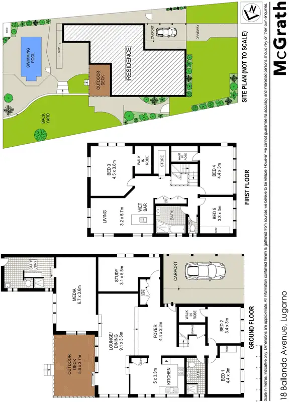Floorplan of Homely house listing, 18 Ballanda Avenue, Lugarno NSW 2210